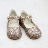 Toddler Girls Natasha Holiday Multi Pink Glitter Mary Janes -  Babychelle.com