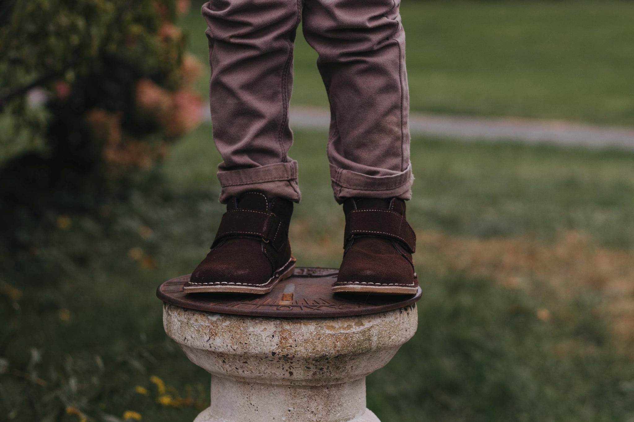 Boys brown boots best sale