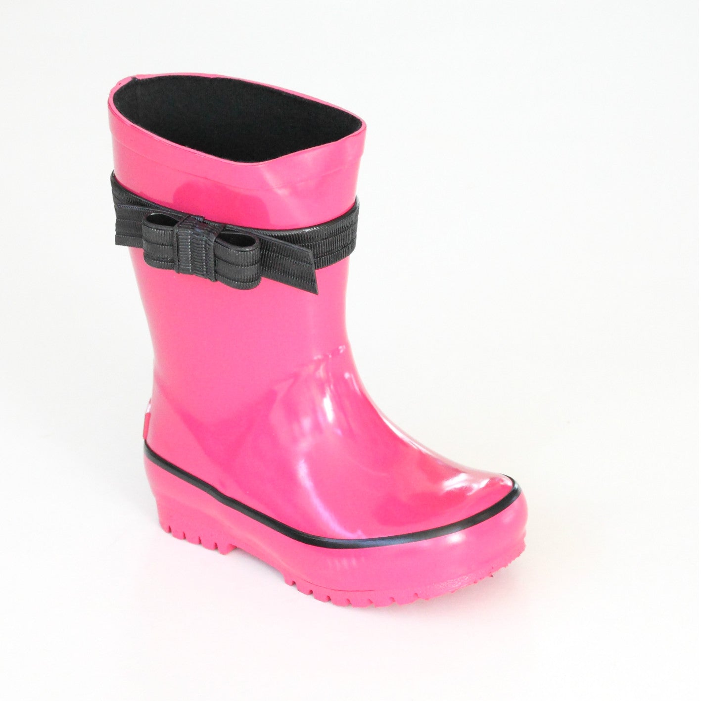 – Rain Boots Pluie Pluie Fuchsia Babychelle Bow Girls